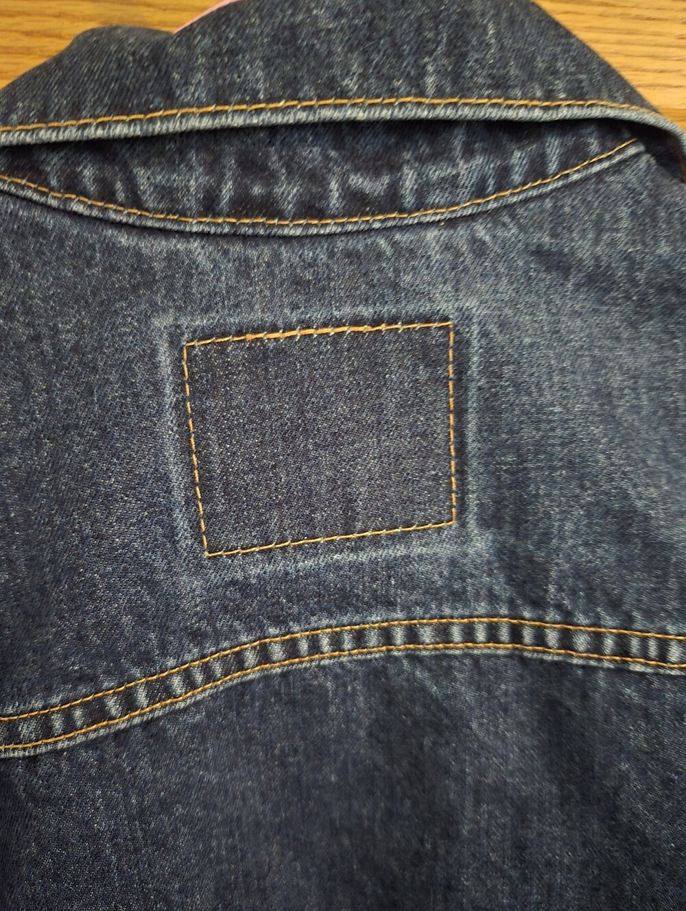 Vintage Levi's Dark Indigo Denim Jacket - Dark Wash- Navy Blue - Picture 6 of 9